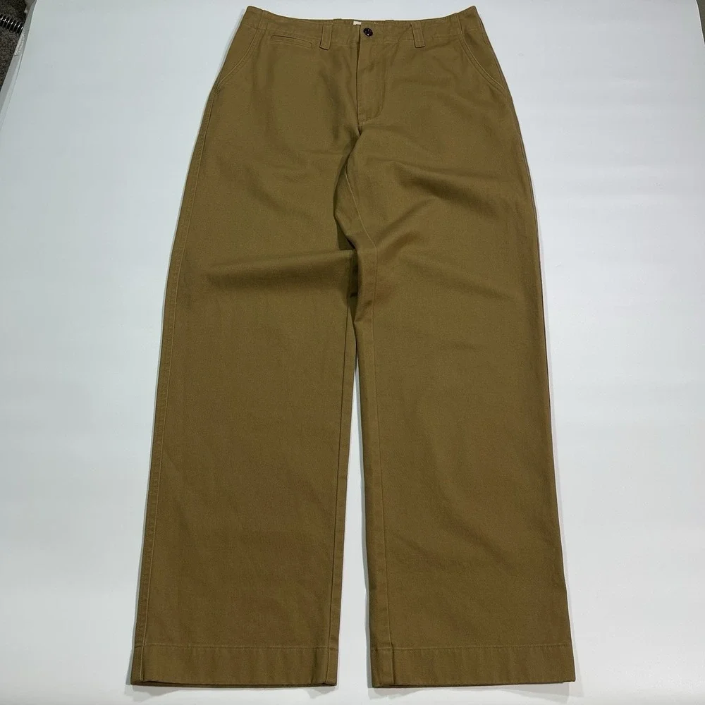 NWT Todd Snyder Relaxed Fit Chino British Khaki Mens Size 32x32 Designer Preppy